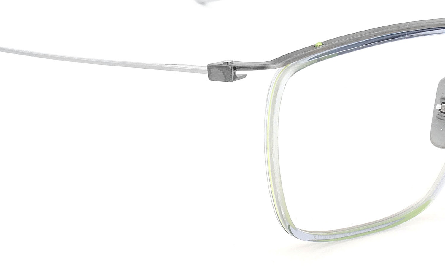 DITA ディータ メガネ通販 SCHEMA-ONE DTX106-55-09 Ice Blue - Brushed Antique Silver - Antique Silver w