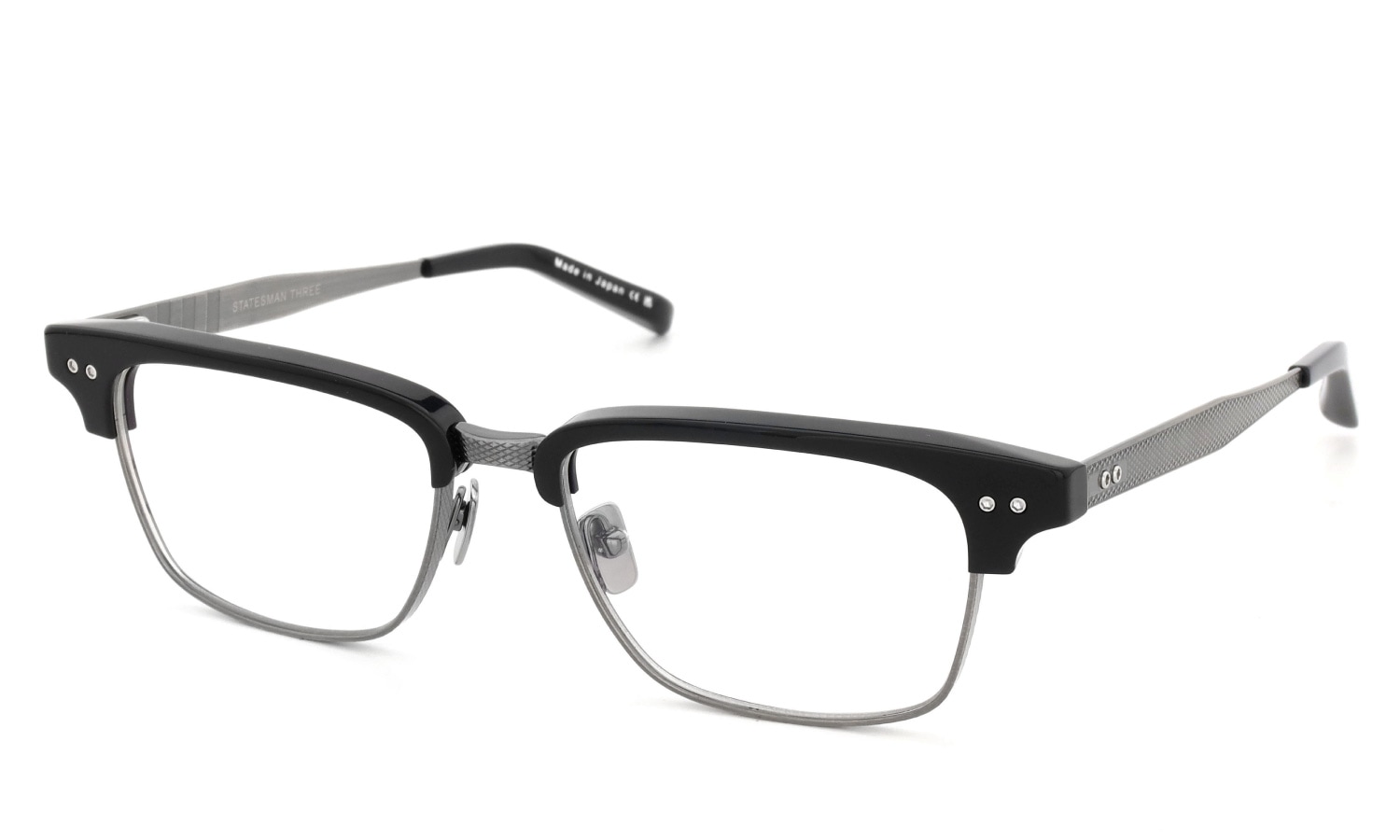 DITA メガネ通販 STATESMAN-THREE DRX-2064-A BLK-SLV 55size