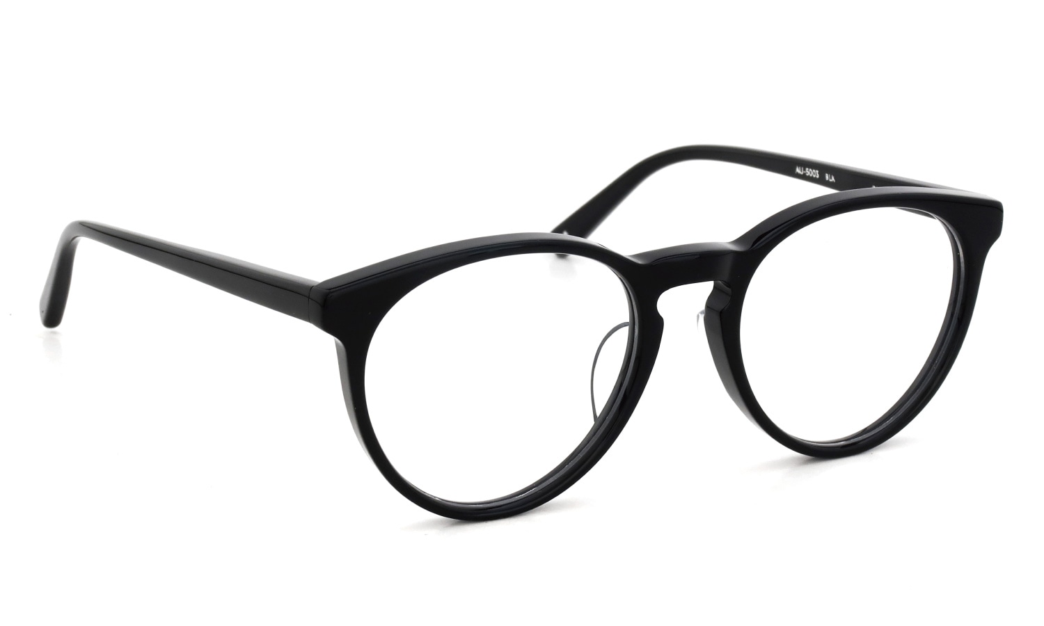 EYEVAN アイヴァン復刻 HISTORIC COLLECTION メガネ AU-5003 col.BLK 51□19 斜め正面
