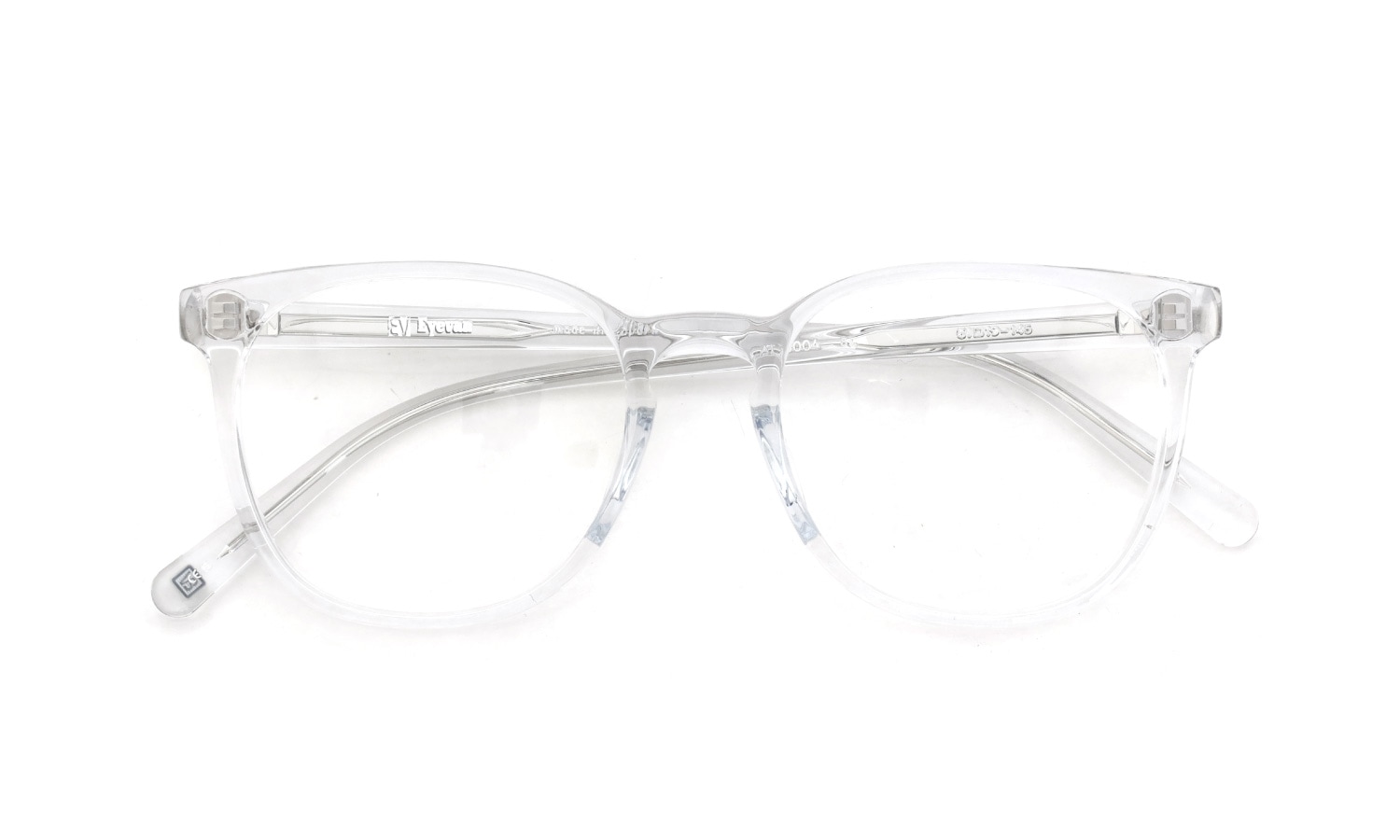EYEVAN アイヴァン復刻 HISTORIC COLLECTION ウエリントンメガネ AU-5004 col.CL 51□19 折りたたみ正面