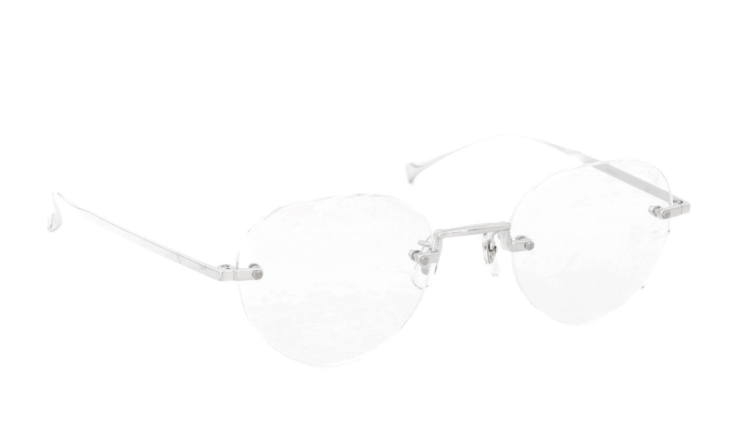 EYEVAN アイヴァン 縁無しメガネ通販 Alvira(49) col.S 斜め正面