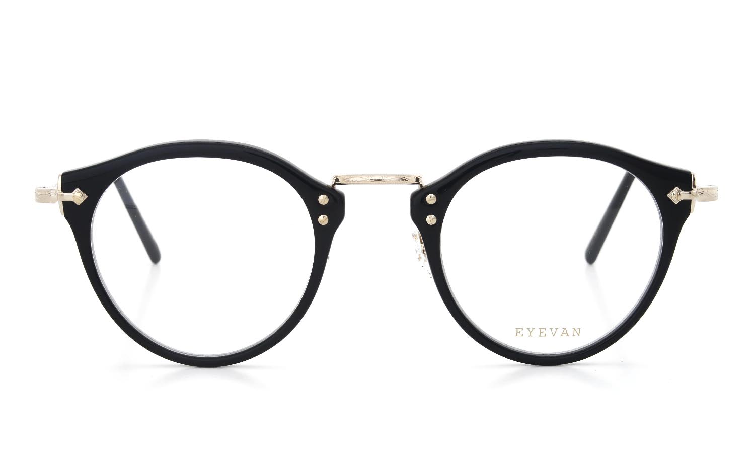 EYEVAN メガネ通販 E-0505 45size PBK/G