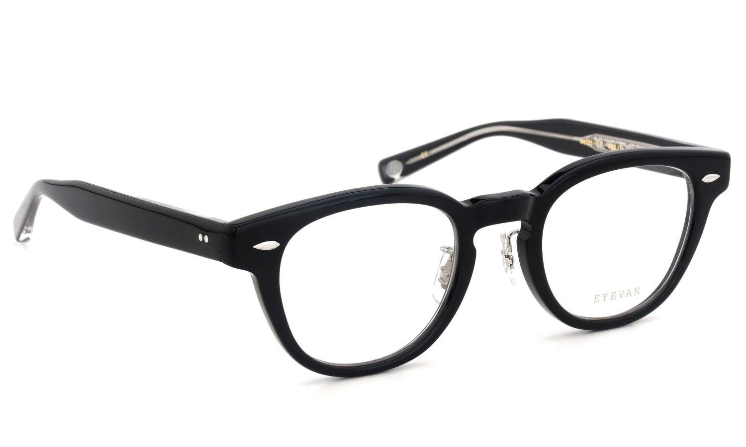 EYEVAN メガネ通販 Webb-CP 47 col.PBK/S 斜め正面