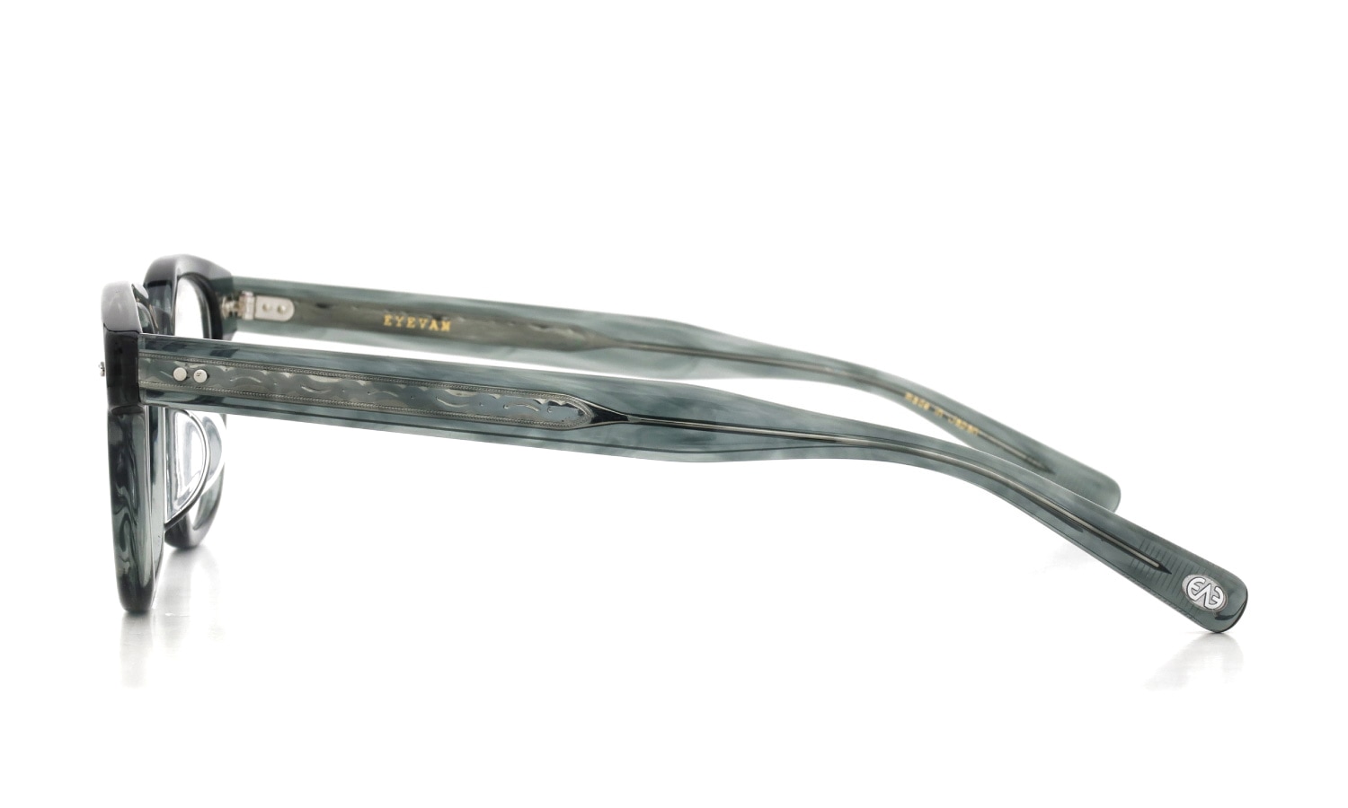 EYEVAN メガネ通販 Webb(47) col.AGN 側面