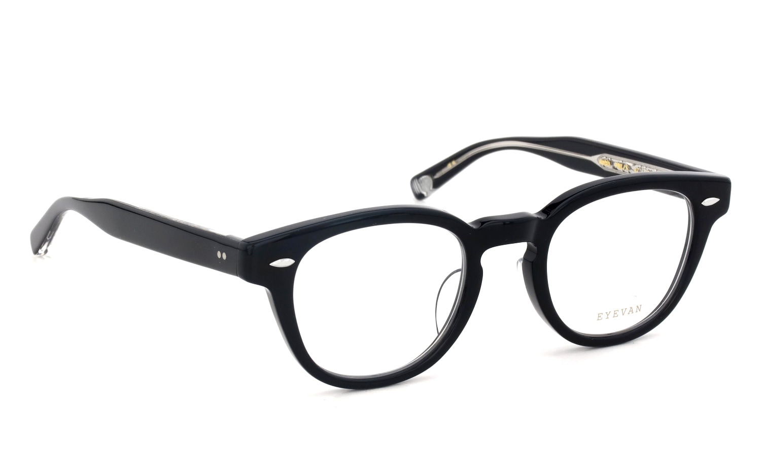 EYEVAN メガネ通販 Webb(47) PBK/S 斜め正面