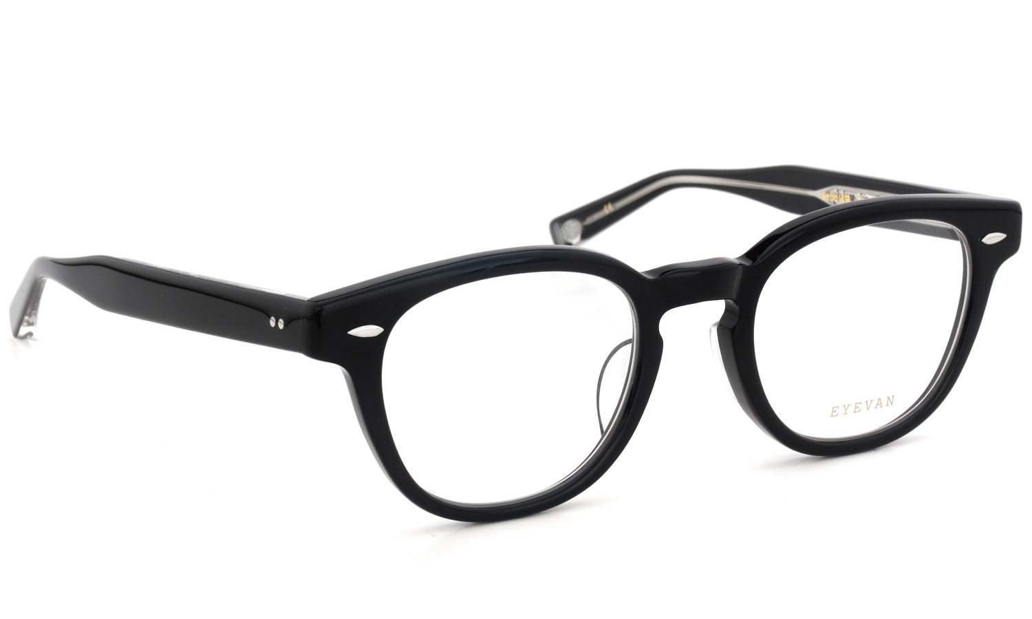 EYEVAN メガネ通販 Webb(49) col.PBK/S 斜め正面