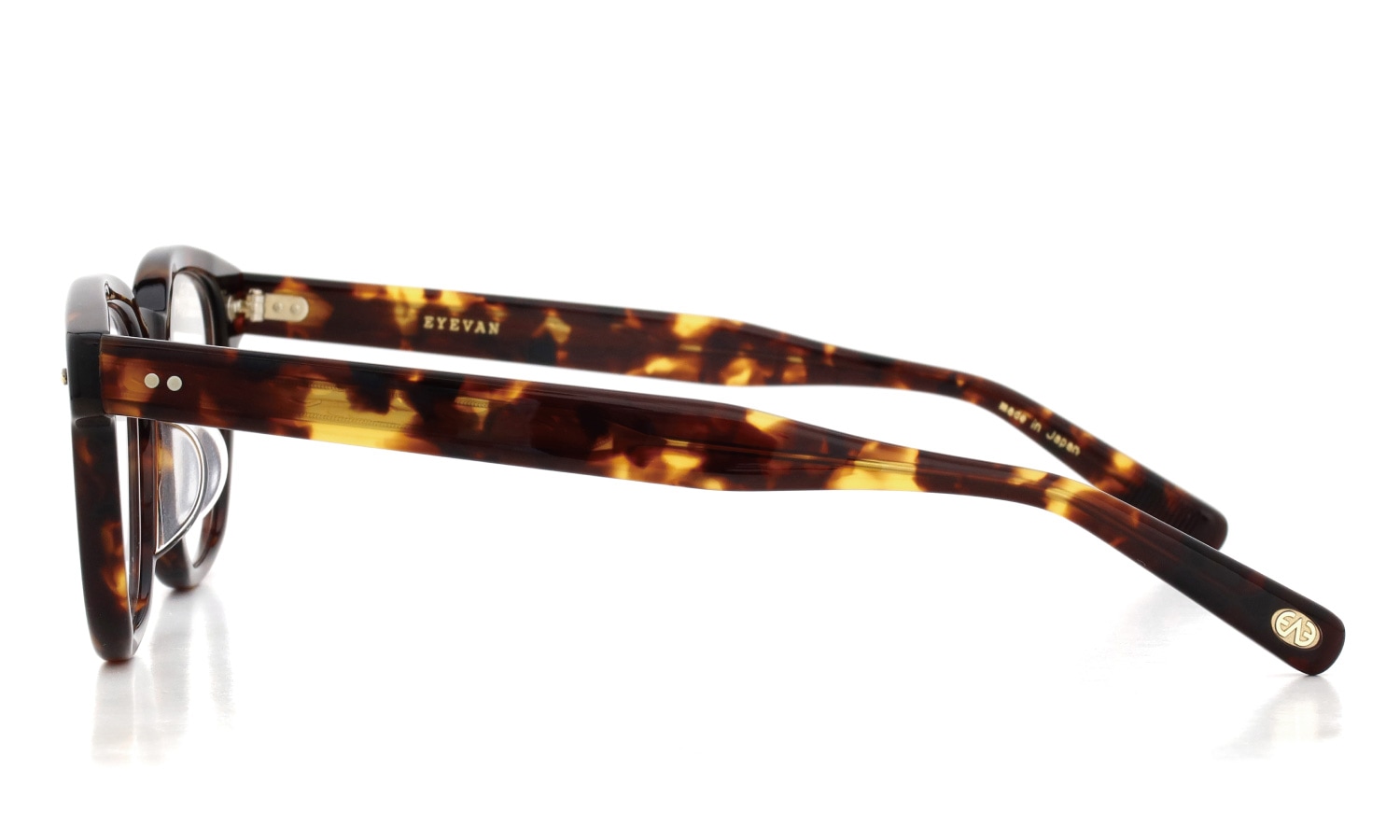 EYEVAN メガネ通販 Webb(49) col.TORT 側面