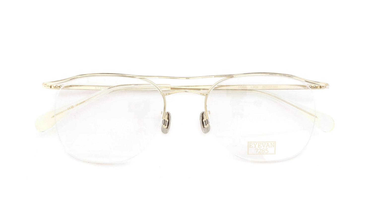EYEVAN7285 メガネ通販 1022(48) C.902 WHITE GOLD