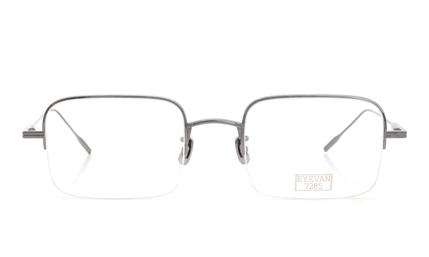 EYEVAN7285 アイヴァン7285 ハーフリムメガネ通販 1024 Col.820 VINTAGE BLACK