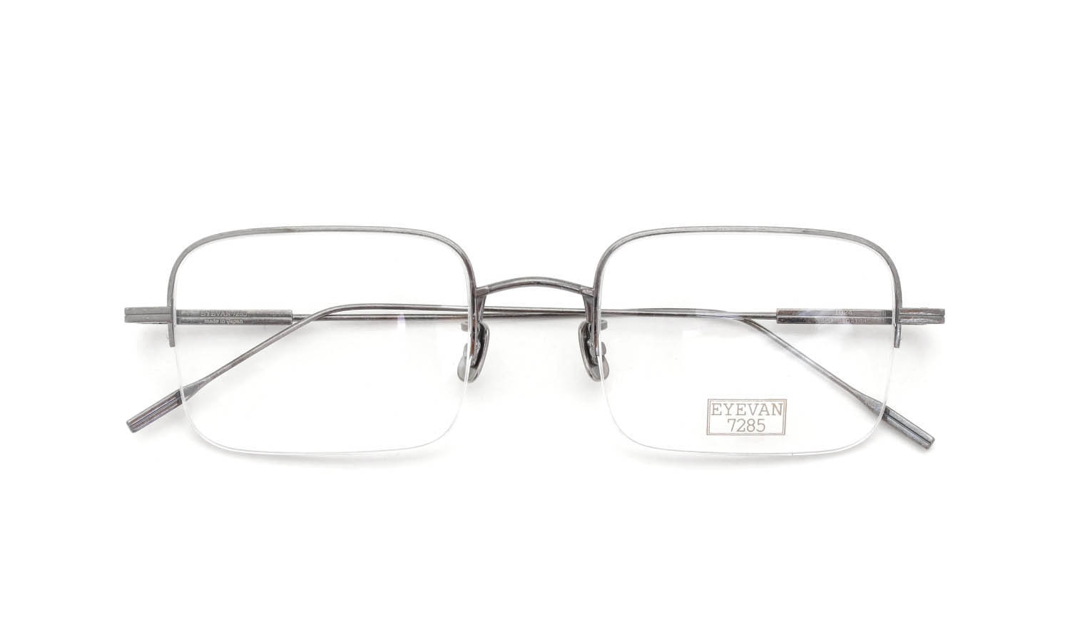 EYEVAN7285 アイヴァン7285 ハーフリムメガネ通販 1024 Col.820 VINTAGE BLACK