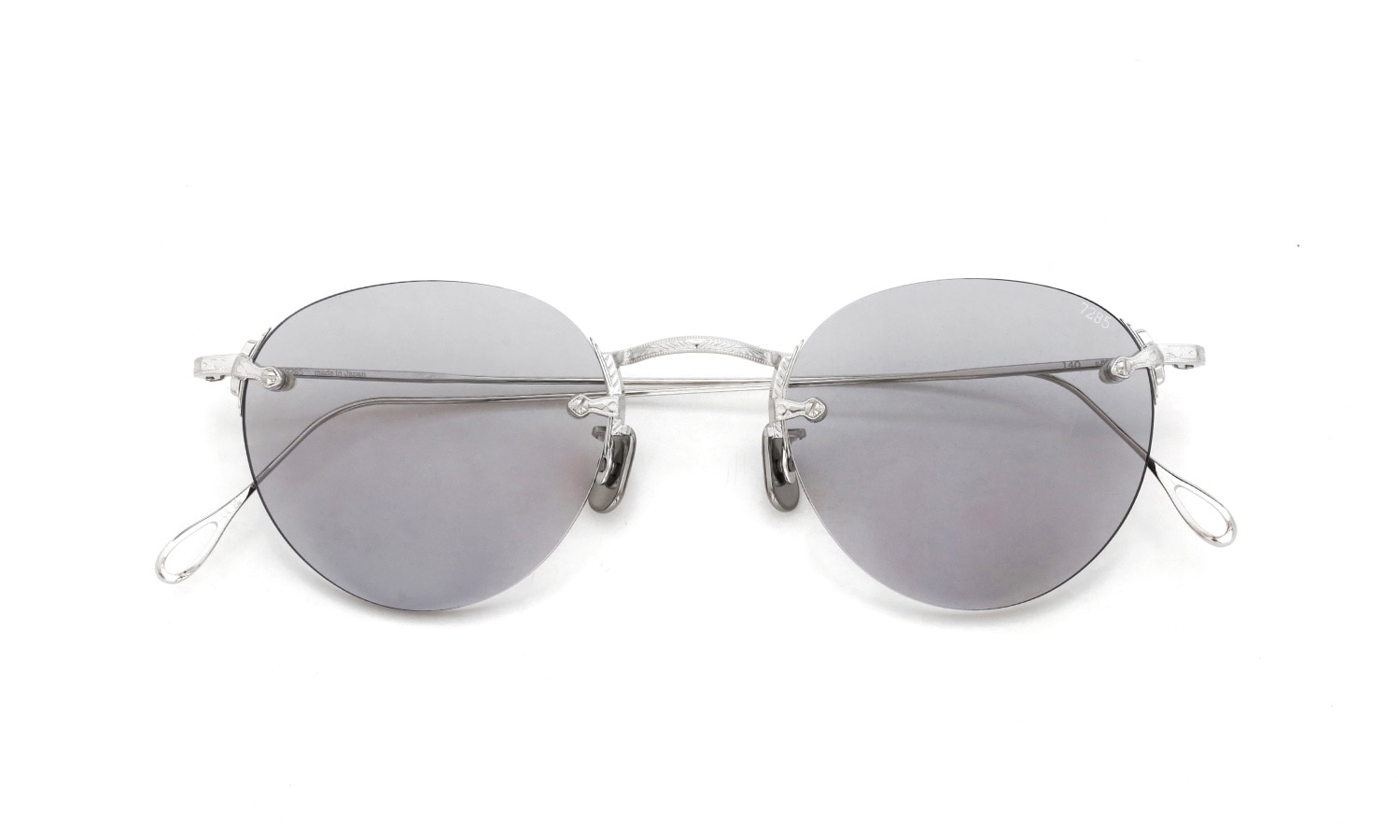 EYEVAN7285 サングラス 140(48) C.800/MRM SF.GRY35 折りたたみ正面