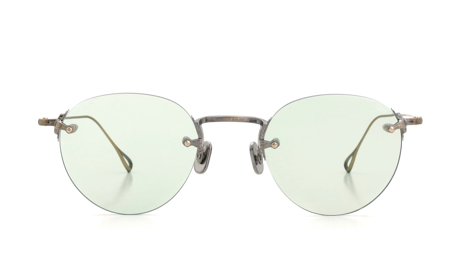 EYEVAN7285 サングラス 140(48) C.901 ANTIQUE GOLD /MRM GRN2 正面