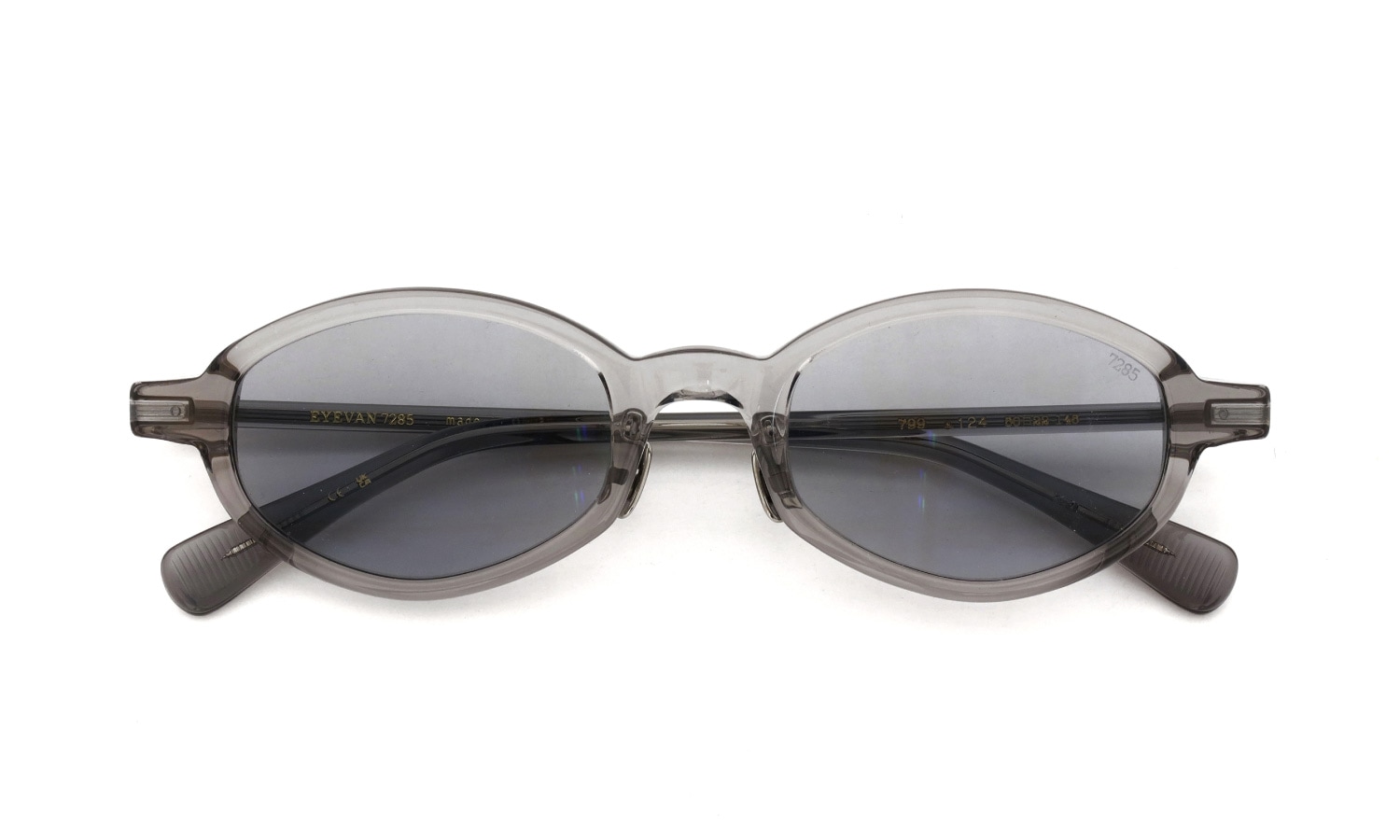 EYEVAN7285 サングラス通販 799 c.124 LIGHT CLEAR GRAY/GM MD.GRY