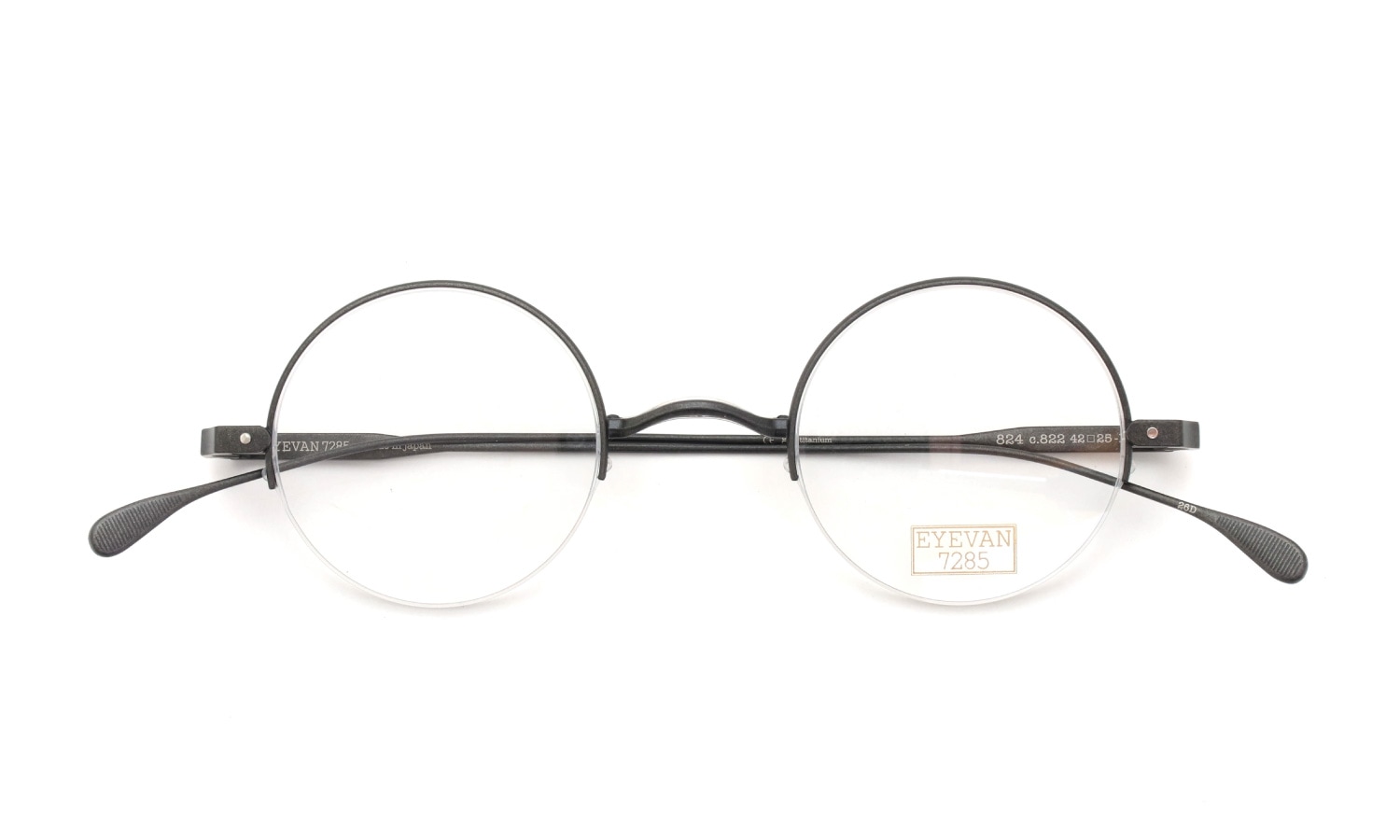 EYEVAN7285 アイヴァン7285 ハーフリムメガネ通販 824 Col.822