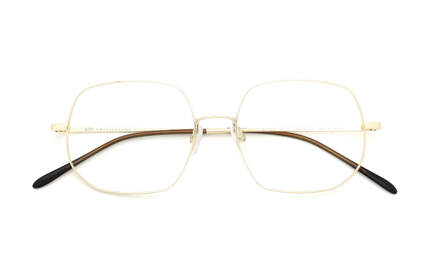 GOTTI SWITZERLAND メガネ ALDEN col.GLS 折りたたみ正面