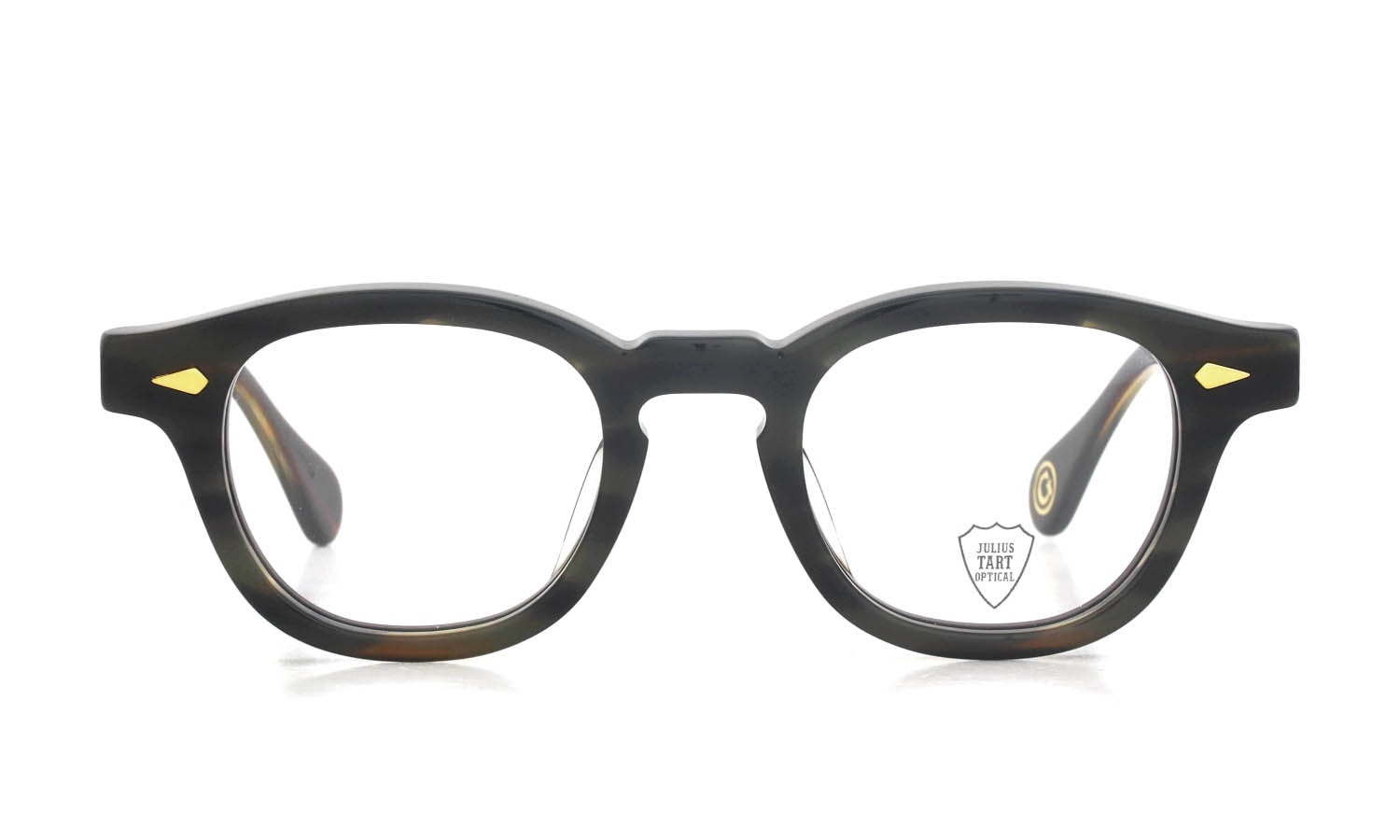 JULIUS TART OPTICAL AR Gold Series メガネ AR-44-22 Camo Sasa/Gold PL-001Ce