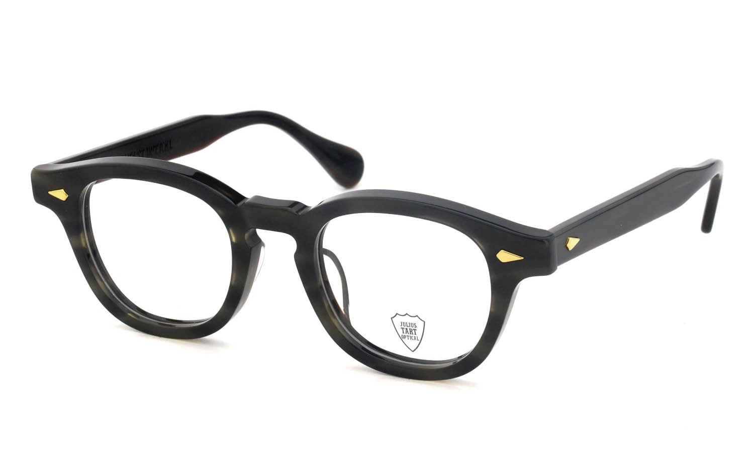 JULIUS TART OPTICAL AR Gold Series メガネ AR-46-22 Camo Sasa/Gold