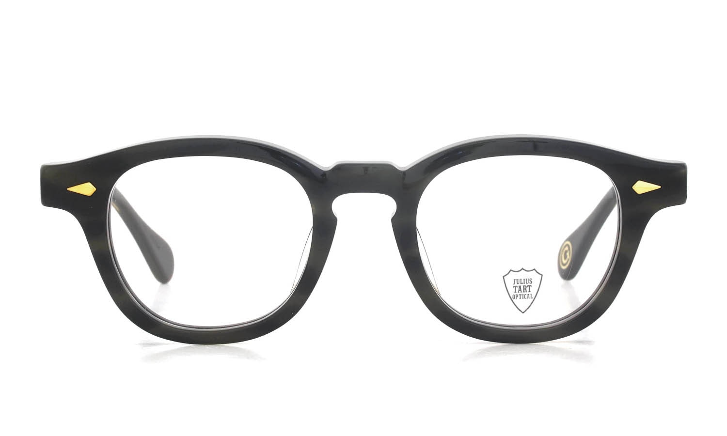 JULIUS TART OPTICAL AR Gold Series メガネ AR-46-22 Camo Sasa/Gold