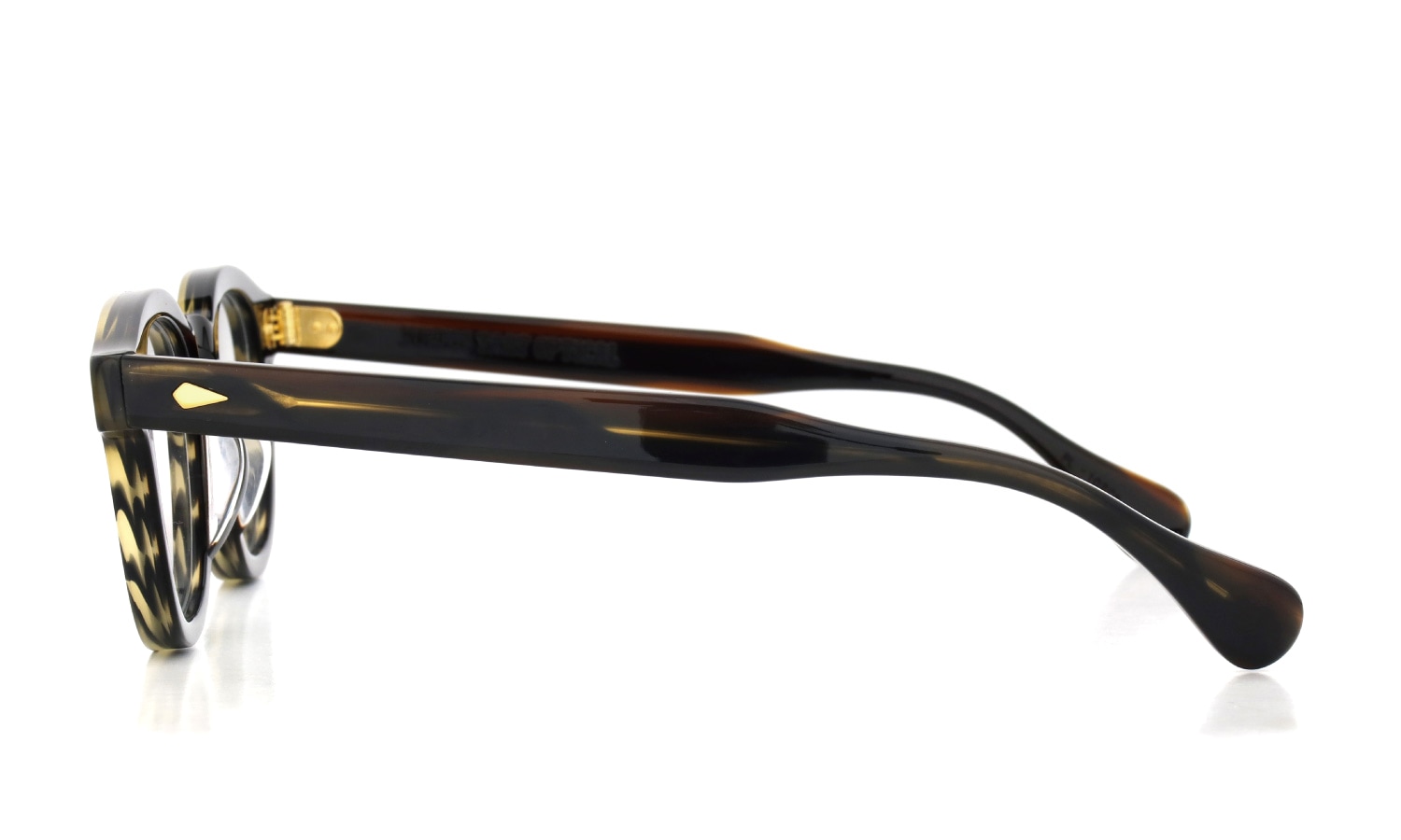 JULIUS TART OPTICAL AR Gold Series メガネ AR-46-24 Camo Sasa/Gold PL-102Ce 側面