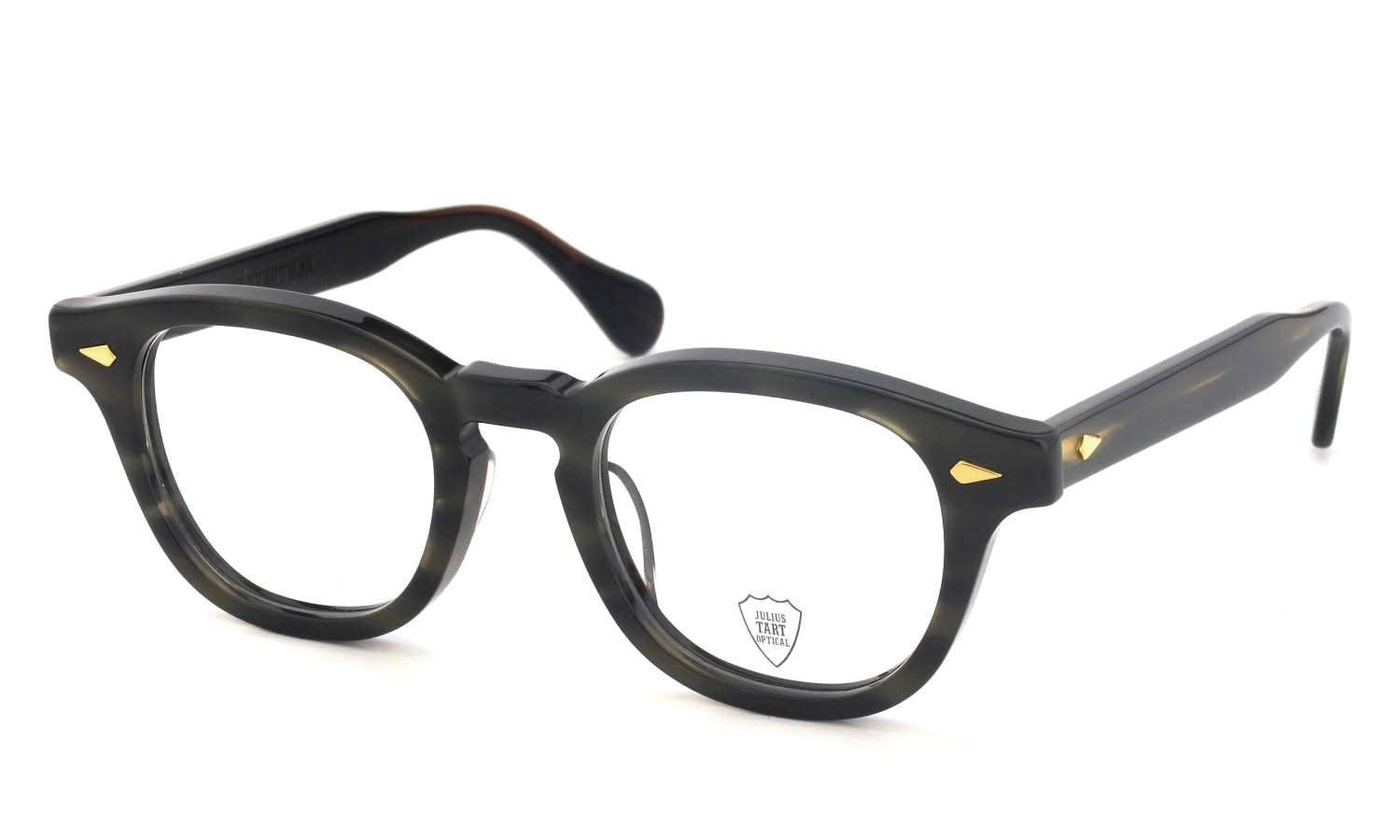 JULIUS TART OPTICAL AR Gold Series メガネ AR-48-22 Camo Sasa/Gold