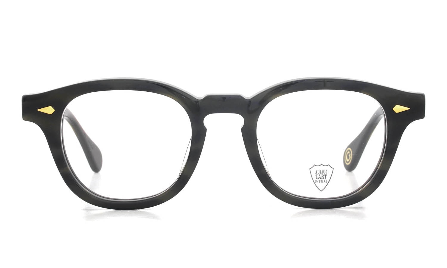 JULIUS TART OPTICAL AR Gold Series メガネ AR-48-22 Camo Sasa/Gold