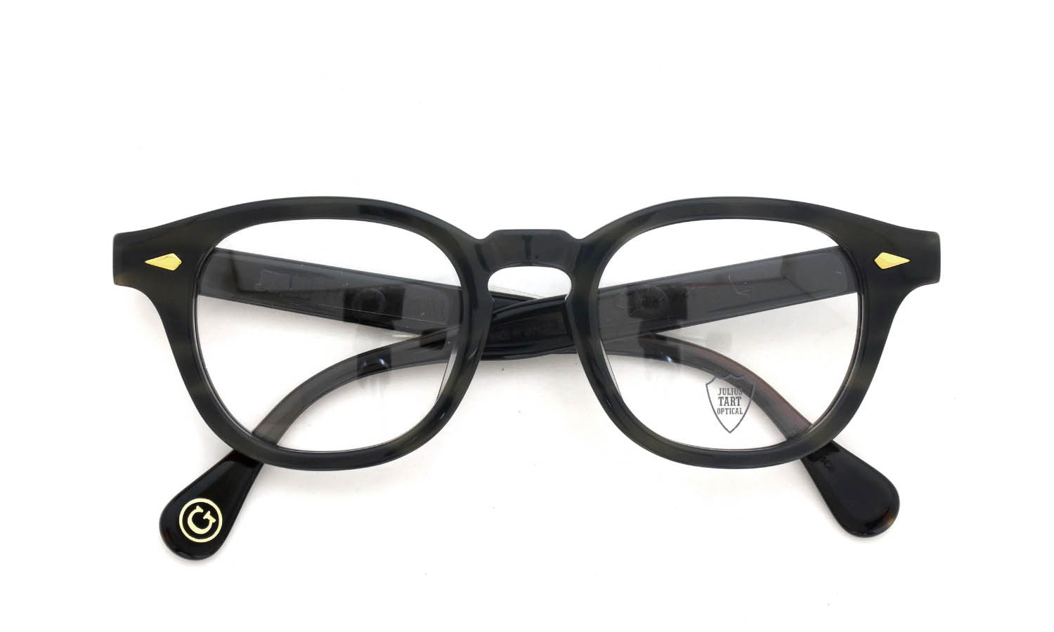 JULIUS TART OPTICAL AR Gold Series メガネ AR-48-22 Camo Sasa/Gold