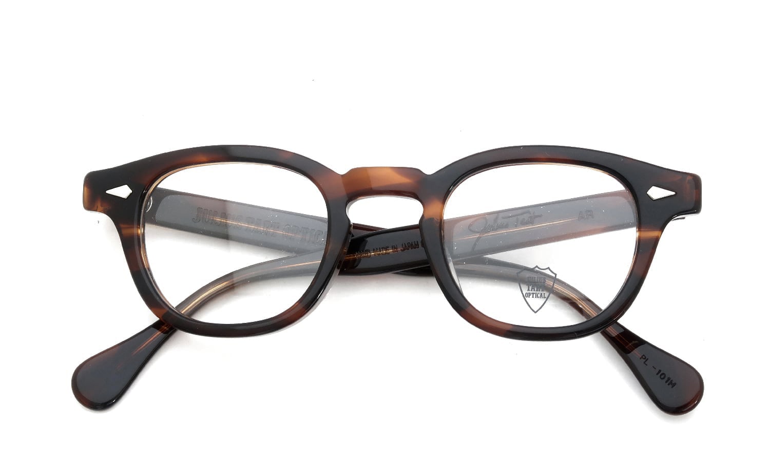 JULIUS TART OPTICAL メガネ通販 AR-44-24 PL-101M DEMI-AMBER