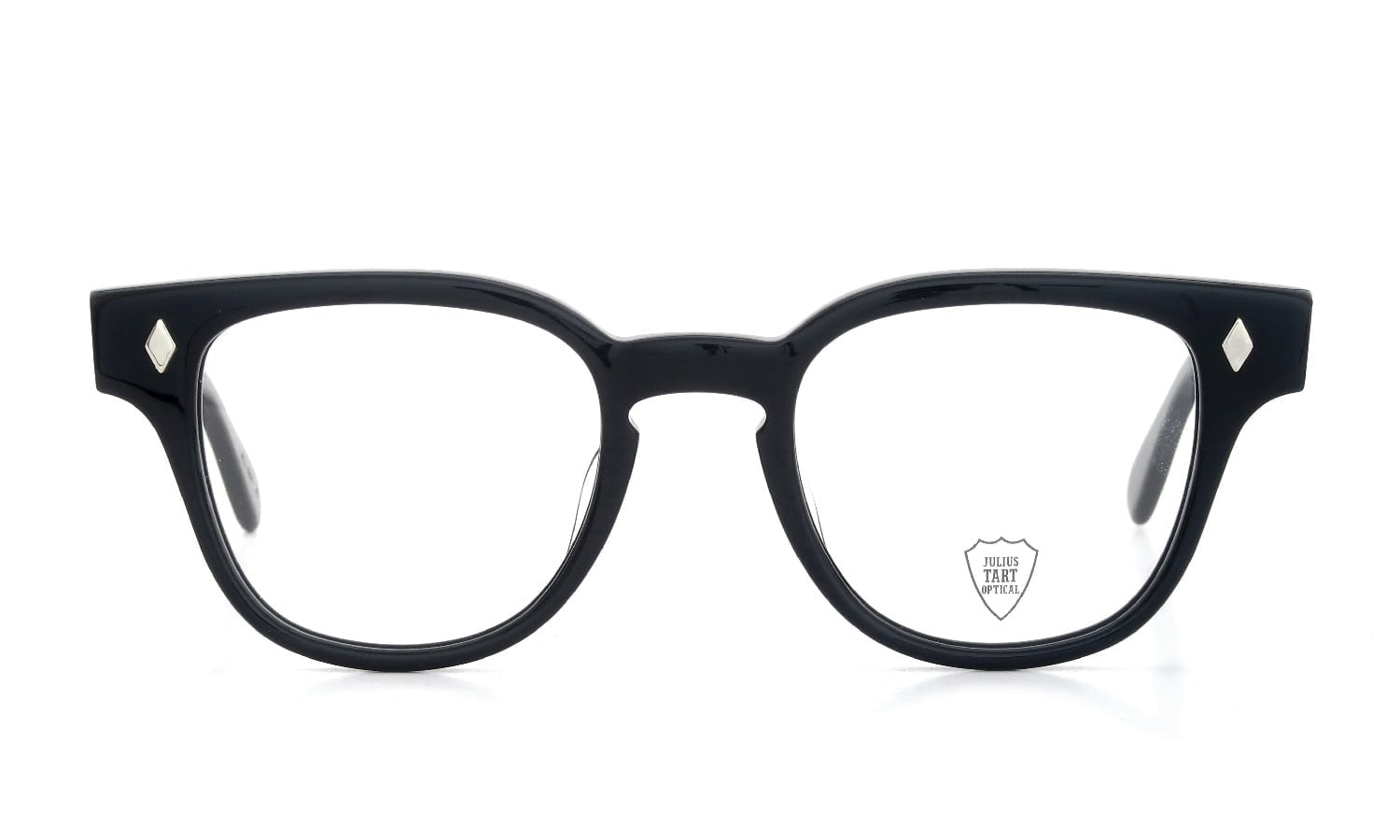 JULIUS TART OPTICAL メガネ通販 BRYAN-48-22 col.BLACK 正面