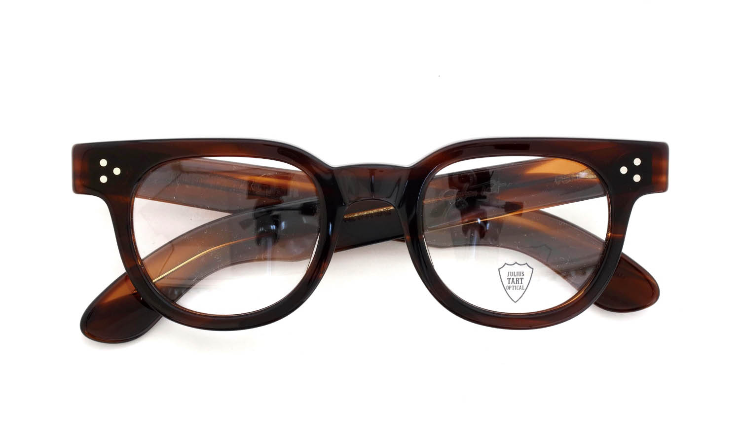 JULIUS TART OPTICAL メガネ通販 FDR-48-24 DEMI-AMBER