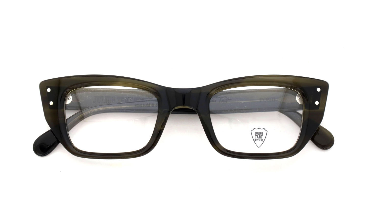 JULIUS TART OPTICAL メガネ PONTI BLACK PL-138AJULIUS TART OPTICAL メガネ PONTI OLIVE GREEN SASA PL-138SP