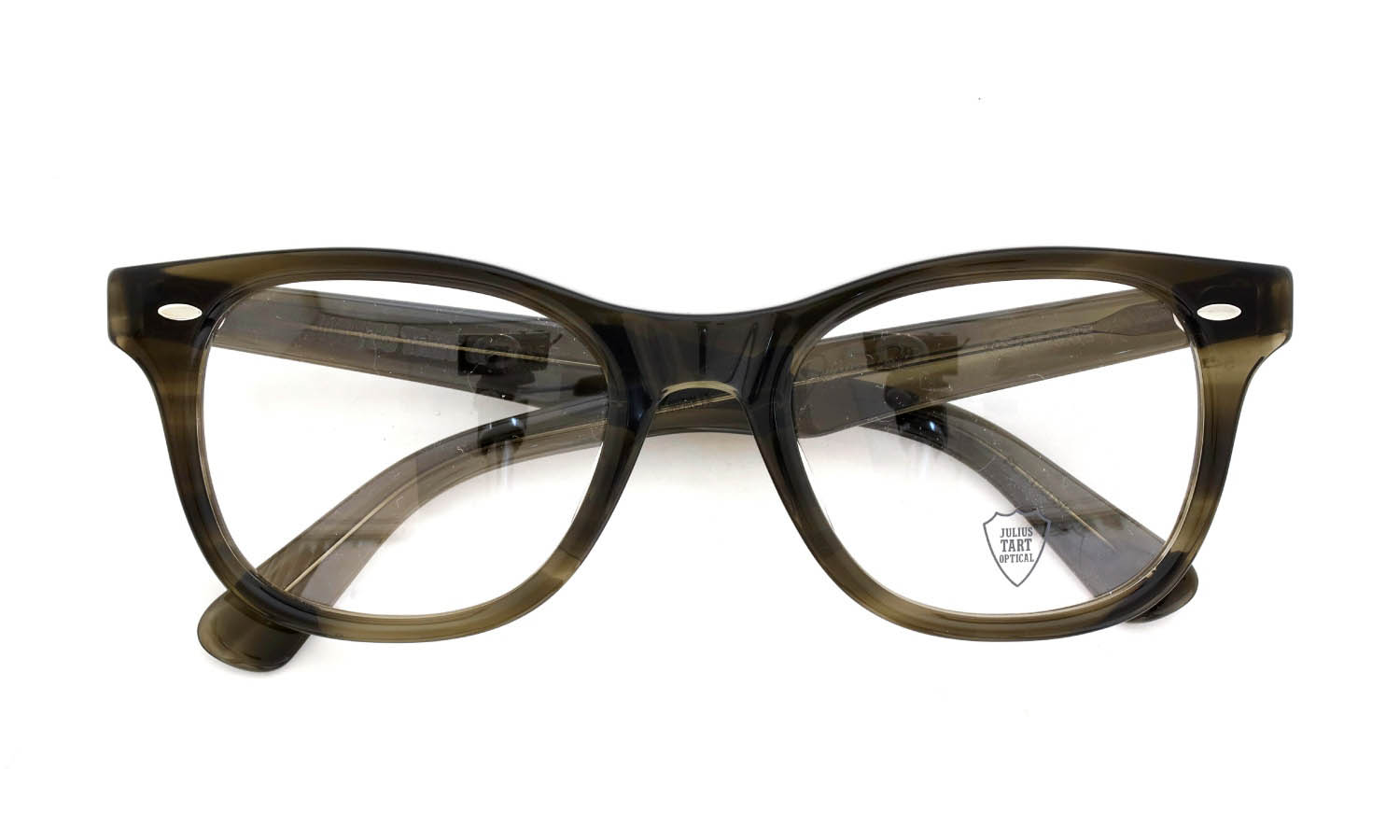 JULIUS TART OPTICAL メガネ通販 SEAFARE 54-22 OLIVE GREEN SASA PL-040SP
