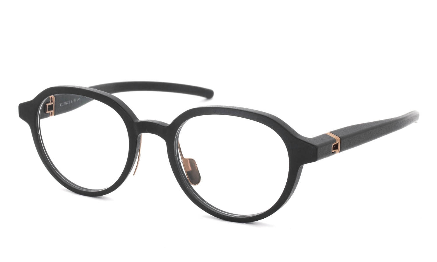 KLENZE&BAUM 3Dプリントメガネ通販  [VOYOU] BLAKE-L-NP COAL/ROSE GOLD