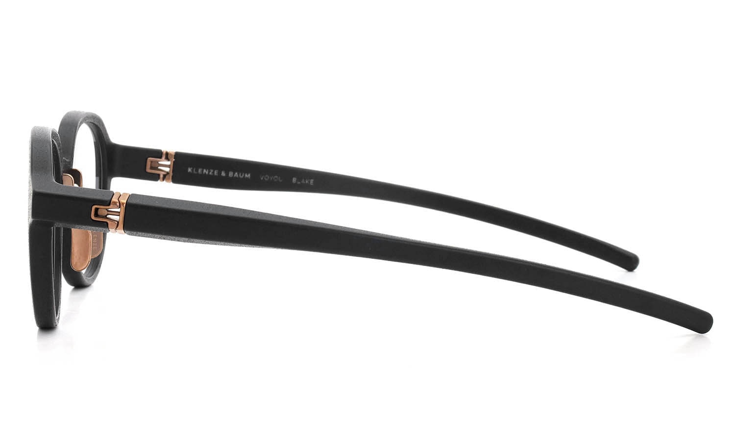 KLENZE&BAUM 3Dプリントメガネ通販  [VOYOU] BLAKE-L-NP COAL/ROSE GOLD