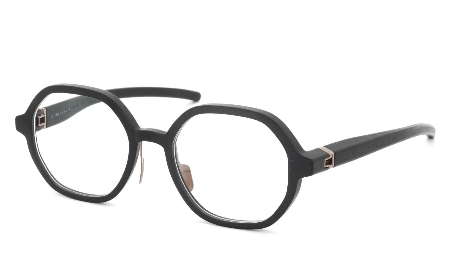 KLENZE&BAUM 3Dプリントメガネ通販  [VOYOU] SOMA-L-NP COAL/ROSE GOLD