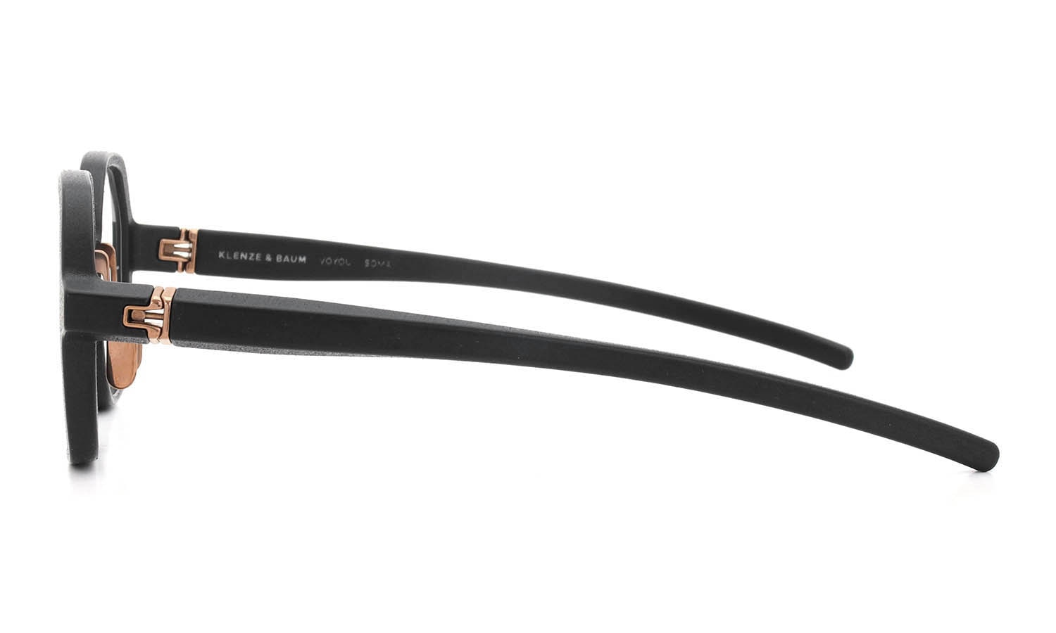 KLENZE&BAUM 3Dプリントメガネ通販  [VOYOU] SOMA-L-NP COAL/ROSE GOLD