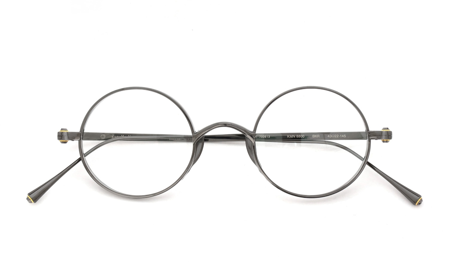 KameManNen メガネ通販 KMN-8800 BKR 43size