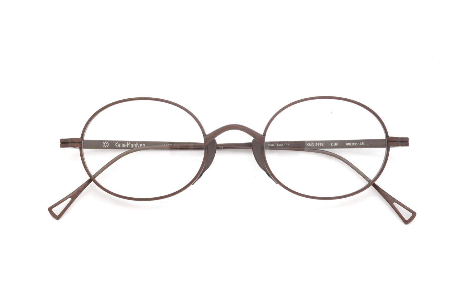 KameManNen メガネ通販 KMN-9918 DBR 48size