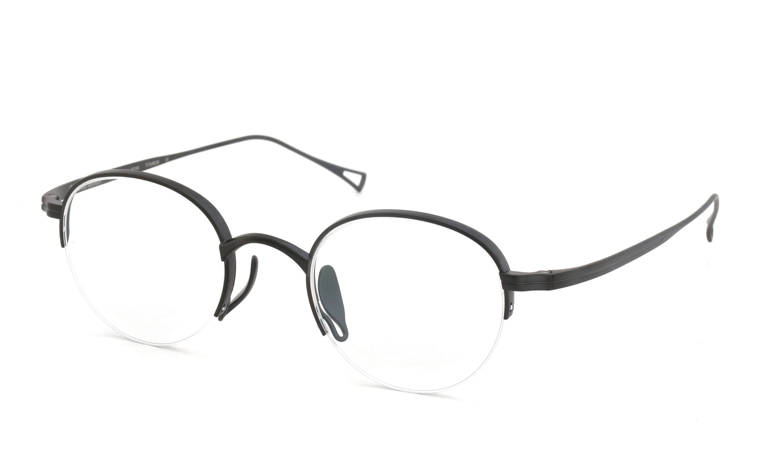 KameManNen メガネ通販 KMN-9931 MBK 45size 斜め正面