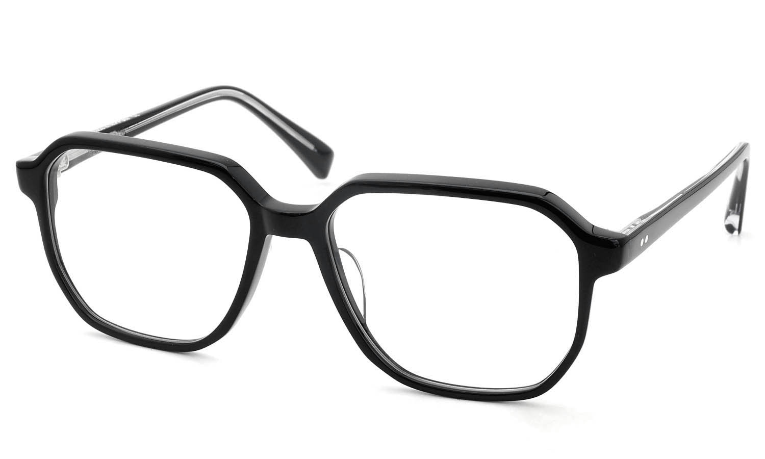 Lunetta BADA メガネ通販 NO.555 col.0110 BLACK・BLACK CLEAR
