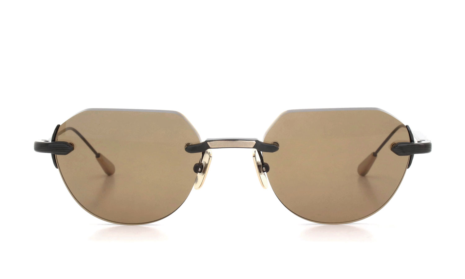 Lunetterie Generale サングラス通販 GRAND PRIX Black / 16K Gold / Solid Bronze