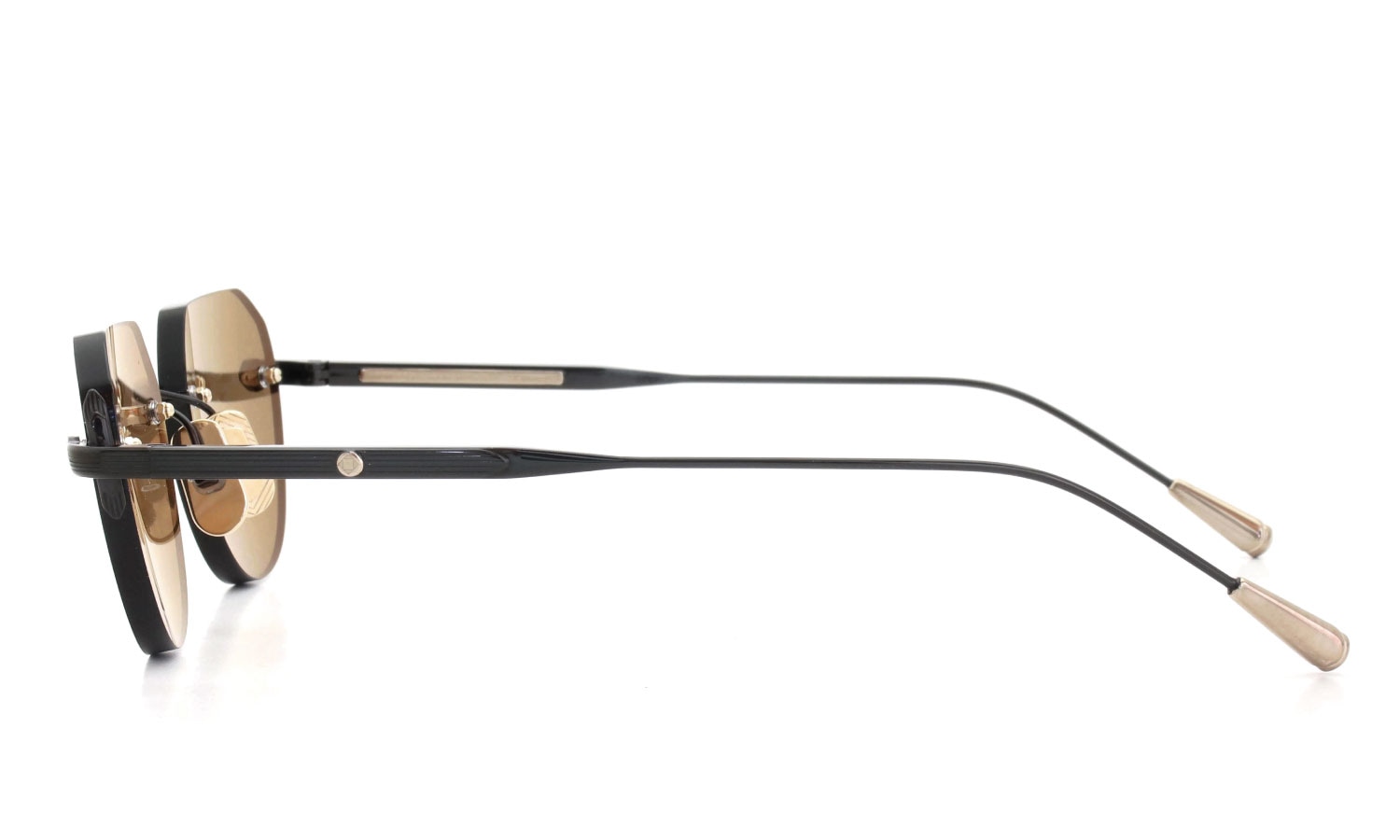 Lunetterie Generale サングラス通販 GRAND PRIX Black / 16K Gold / Solid Bronze