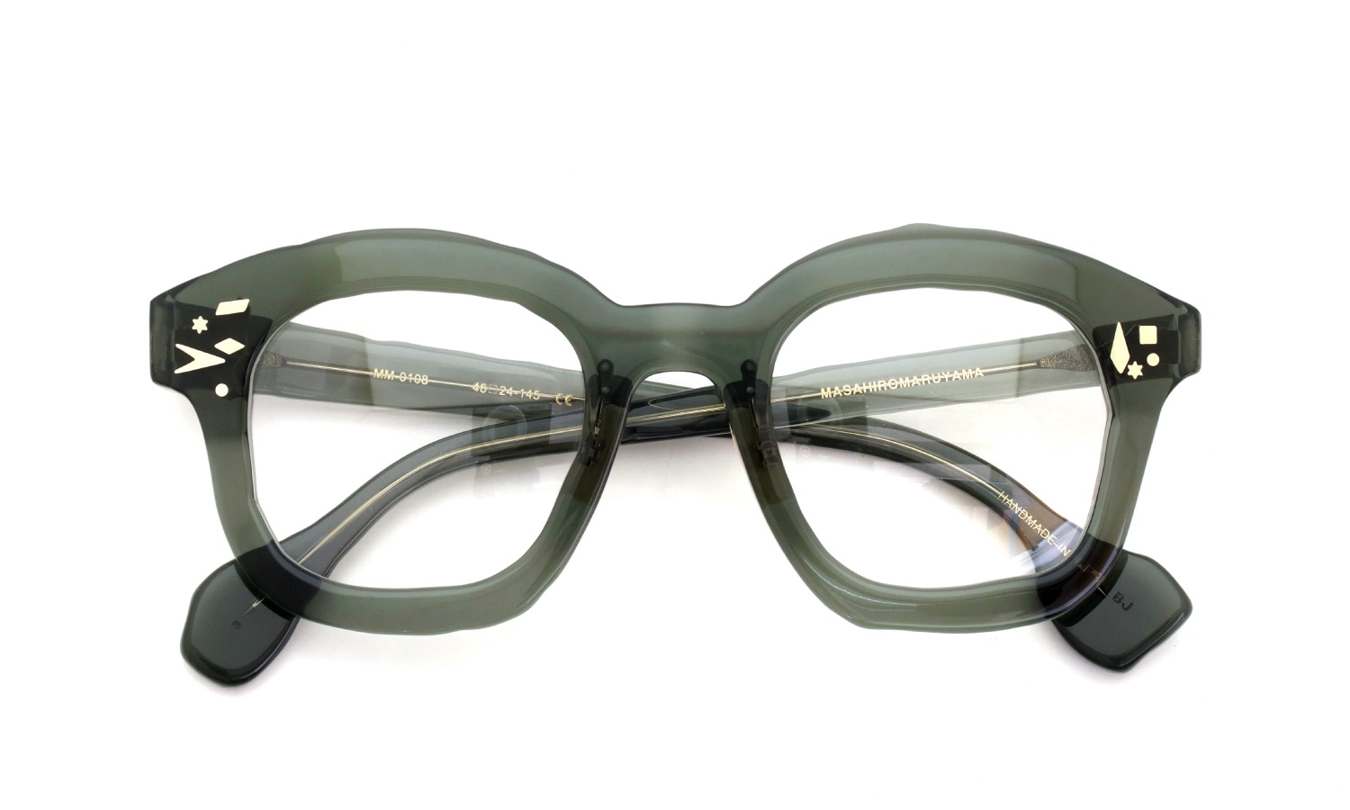 MASAHIROMARUYAMA メガネ通販 MM-0108 No.3 Clear dark green