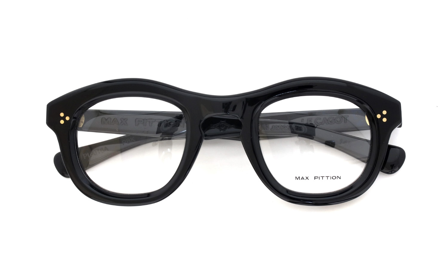 MAX PITTION マックス ピティオン メガネ通販 LE CAGOT 47-29 PIANO BLACK PL-016A