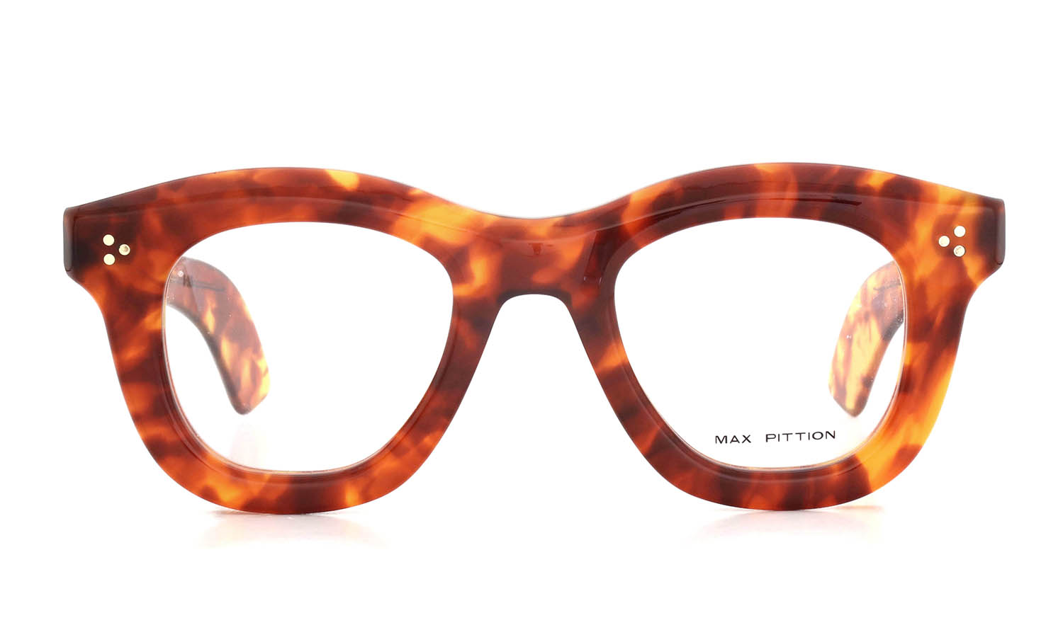 MAX PITTION マックス ピティオン 初回製造モデル メガネ V WELLINGTON 46-24 LIGHT TORT PL-003D