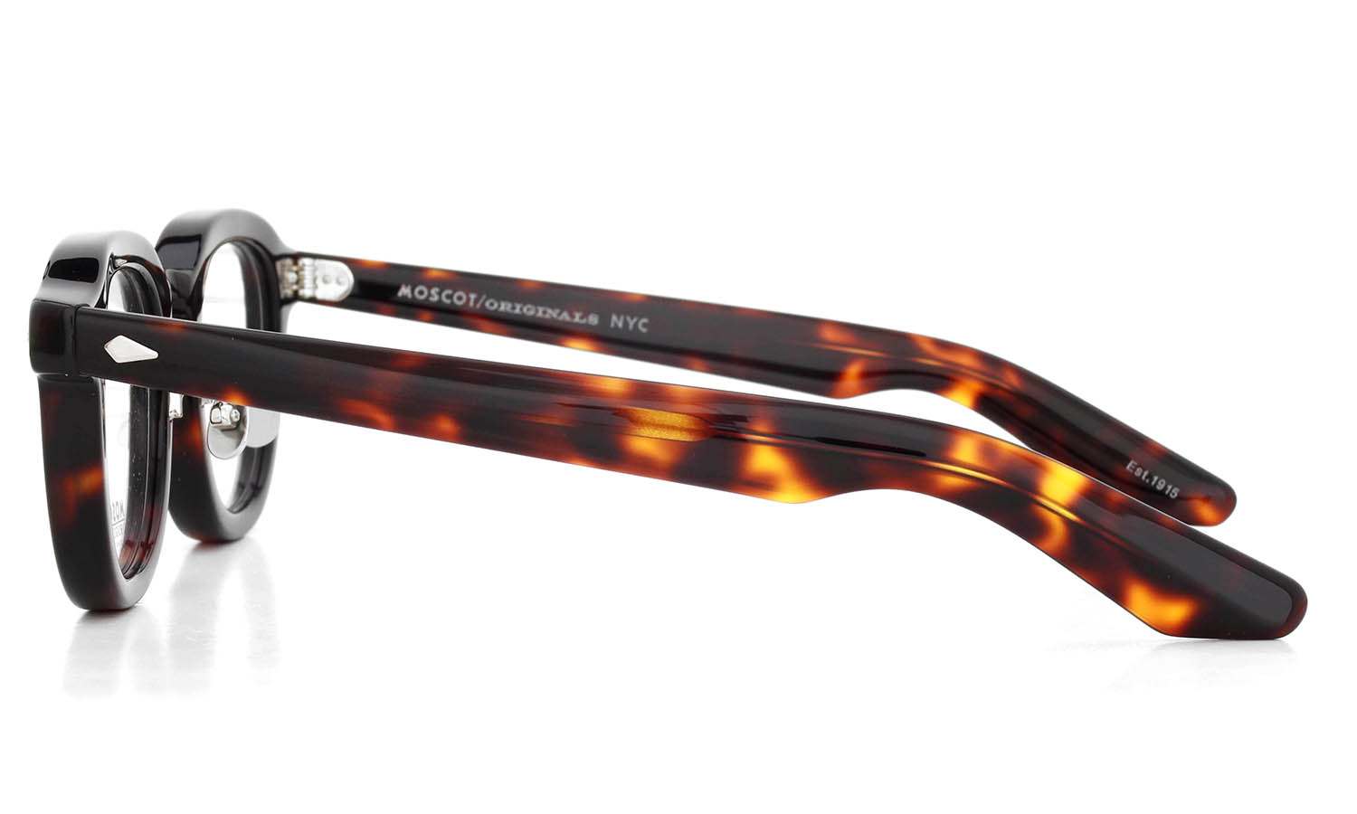 MOSCOT 2026年春発表 限定生産メガネ DAHVEN(47) BURNT TORTS 47size JPN LTD 20