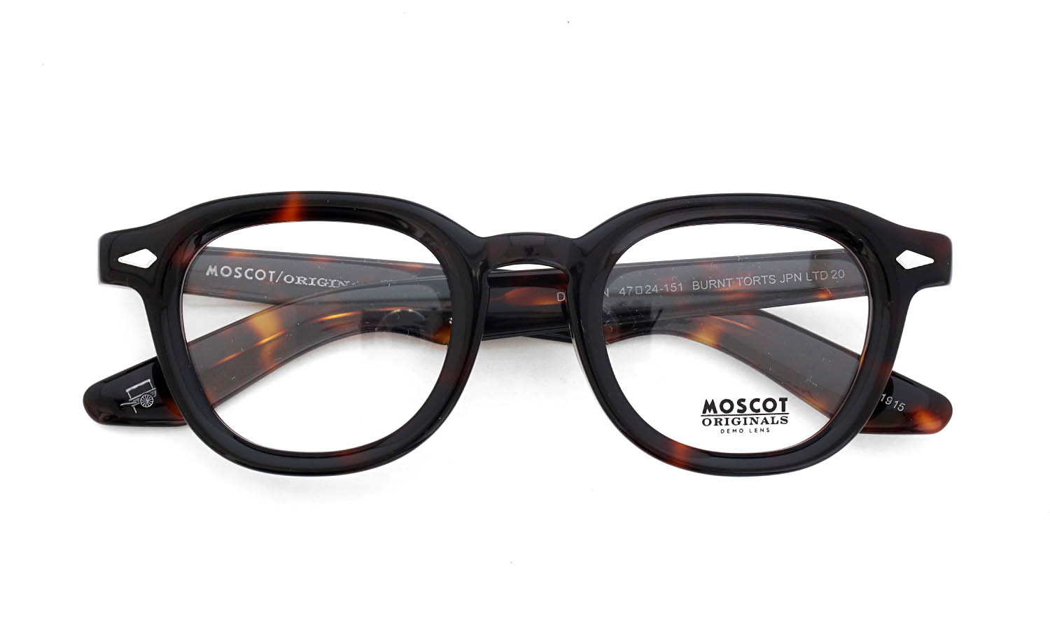 MOSCOT 2026年春発表 限定生産メガネ DAHVEN(47) BURNT TORTS 47size JPN LTD 20