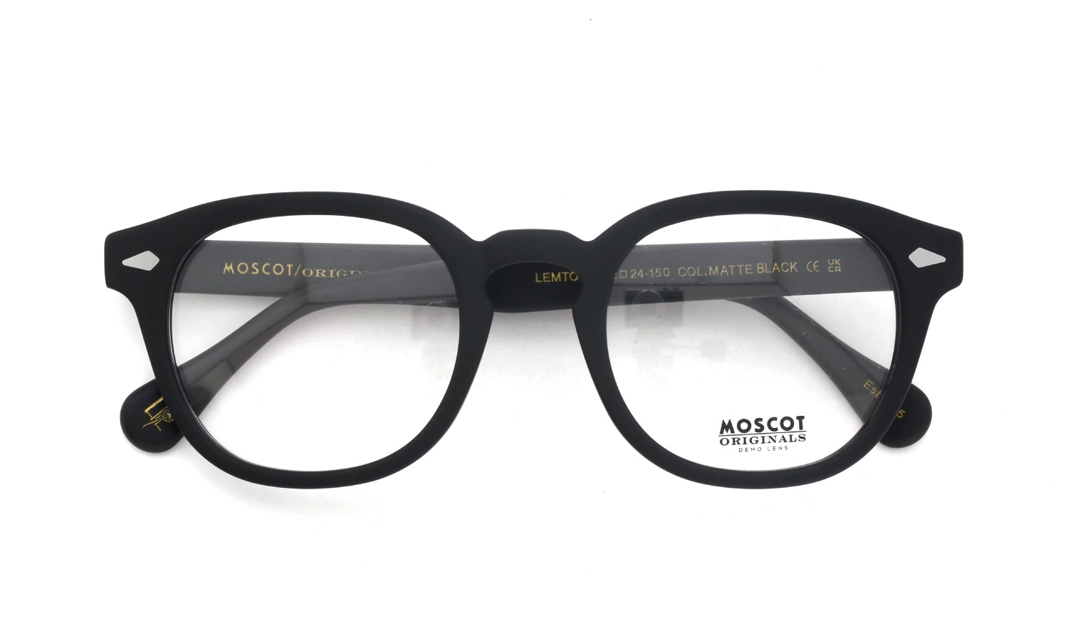 MOSCOT メガネ通販 LEMTOSH Matte Black 52