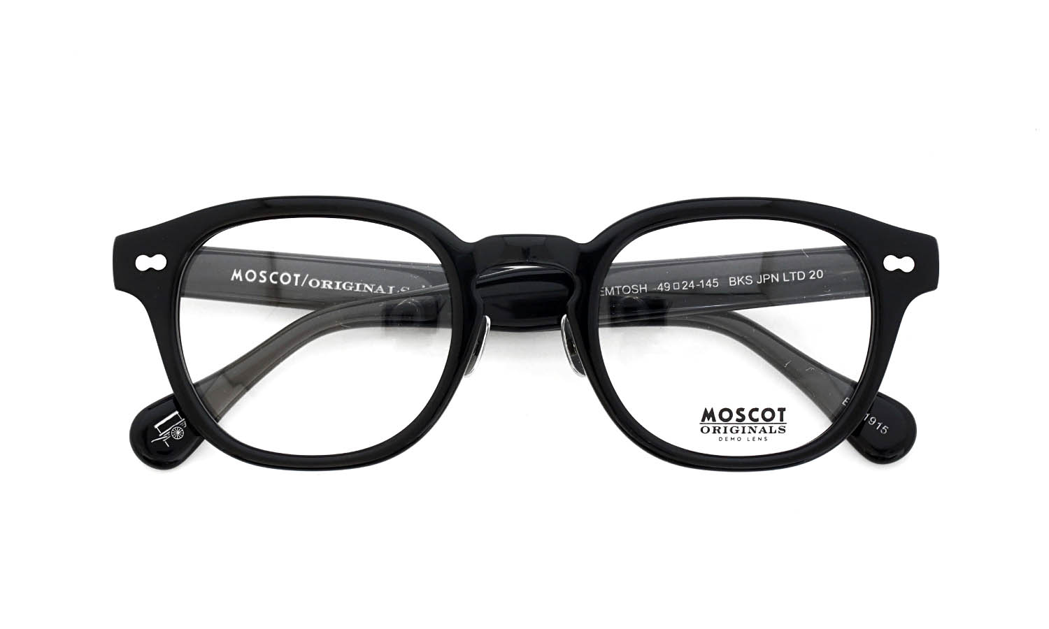 MOSCOT 2026年春発表 限定生産メガネ LEMTOSH BKS 49size JPN LTD 20