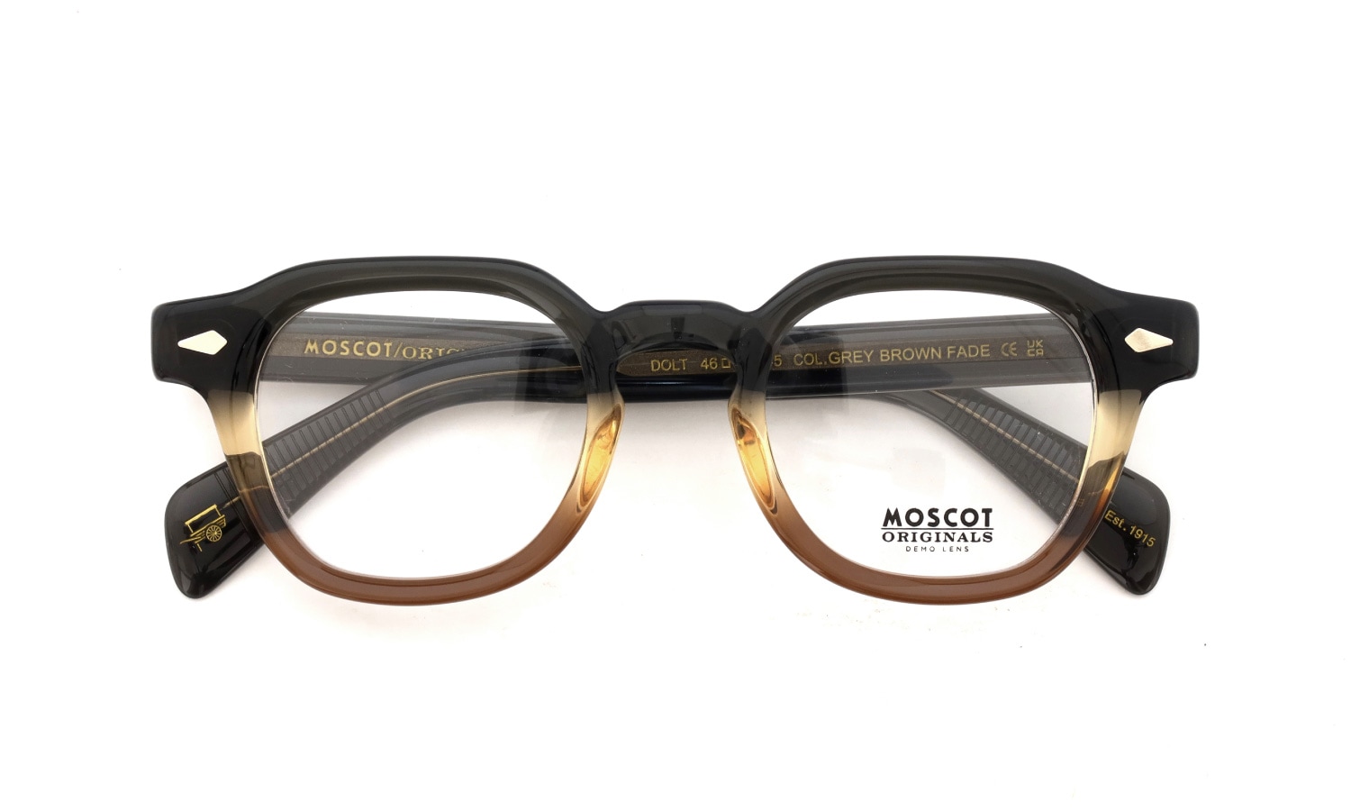 MOSCOT モスコット メガネ通販 DOLT(46) GREY-BROWN FADE