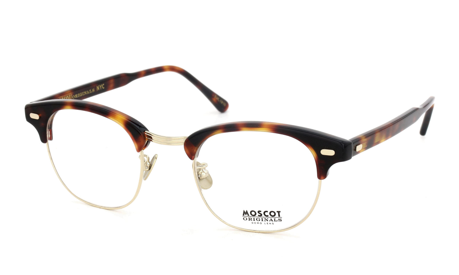 MOSCOT 2026年春発表 限定生産メガネ YUKEL(48) BURNT TORTG 48□22size JPN LTD 20